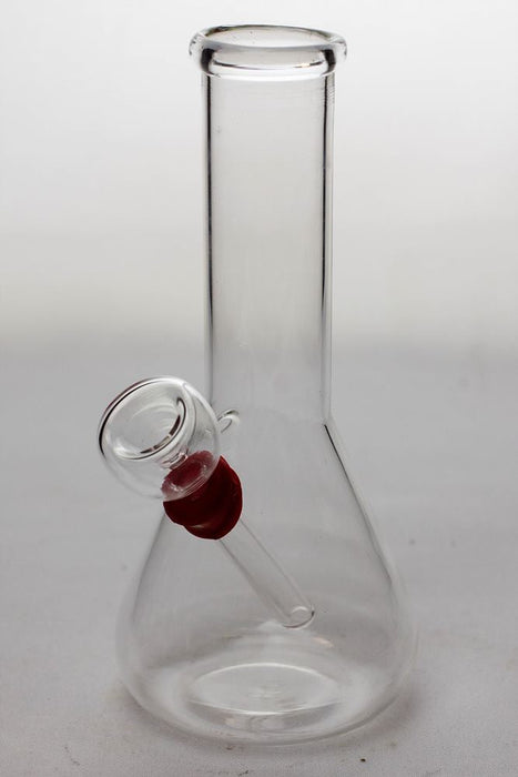 6 in. clear glass water bong_5