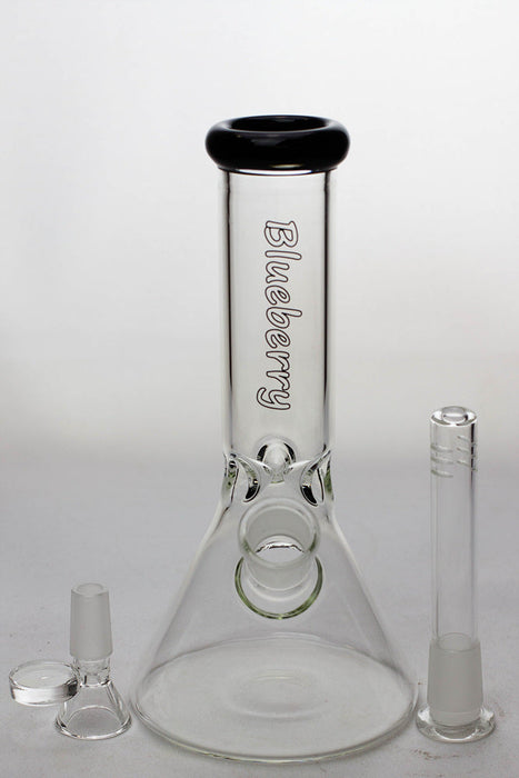 8" Blueberry glass beaker water bongs_20