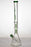 24" genie double 6 arms heavy glass water beaker bong_8