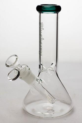 8" Blueberry glass beaker water bongs_15