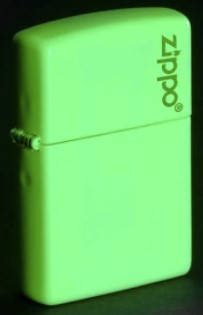 Zippo 49193ZL Classic Glow In The Dark Zippo Logo_3