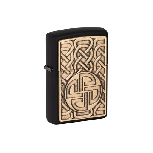 Zippo 49538 Norse Antique Brass Emblem Design_2