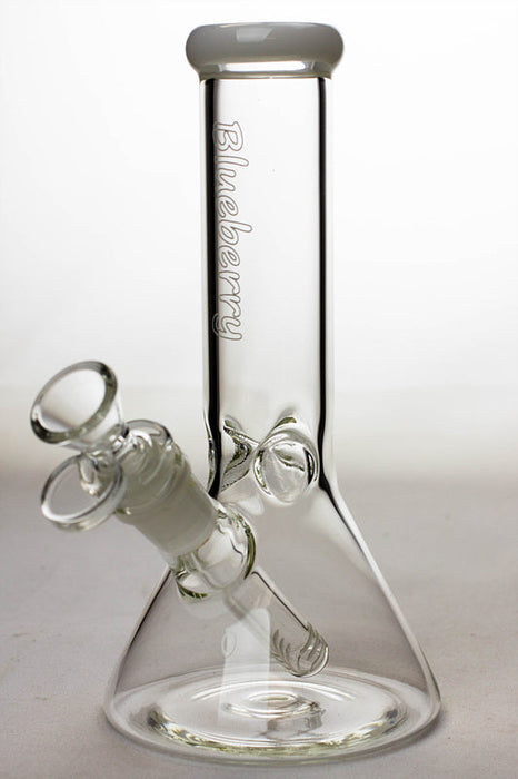 8" Blueberry glass beaker water bongs_5