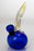 5.5" changing color glass water bong_4