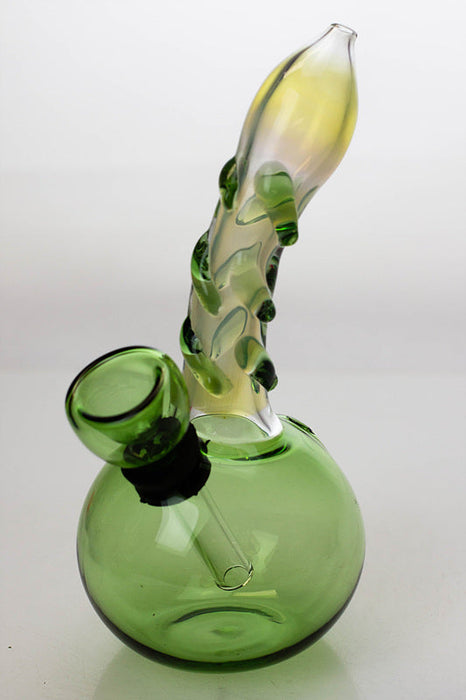 5.5" changing color glass water bong_2