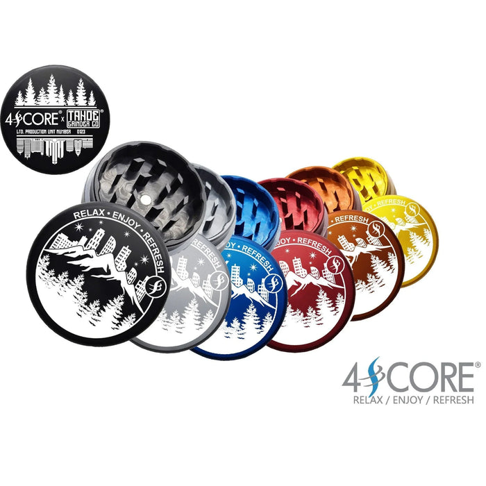 4SCORE®️ x Tahoe Grinder Co. USA made 2 PCS Herb Grinder -  Limited Edition_0