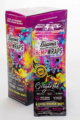 Beamer Original Size Vegan Hemp Wraps box_0