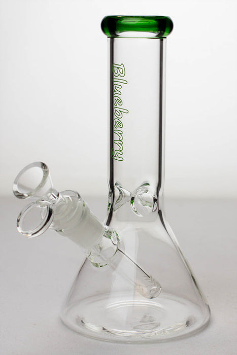 8" Blueberry glass beaker water bongs_10