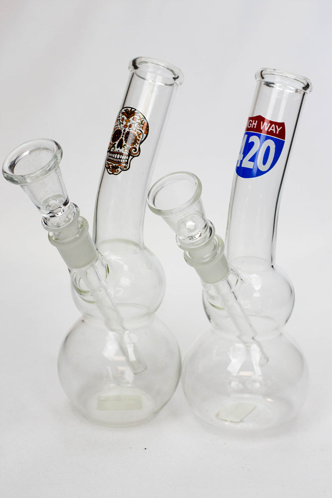 7" glass water bong M1044_0