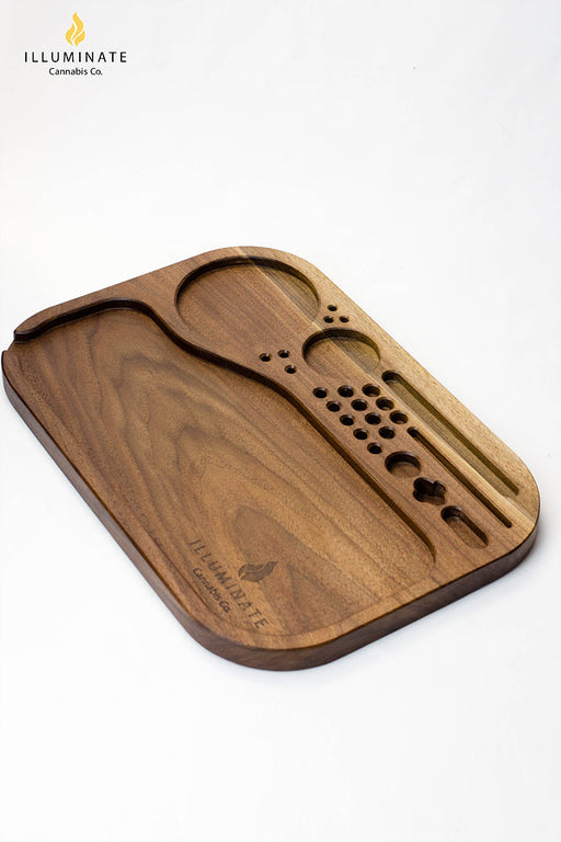 Walnut King size rolling tray K2_0