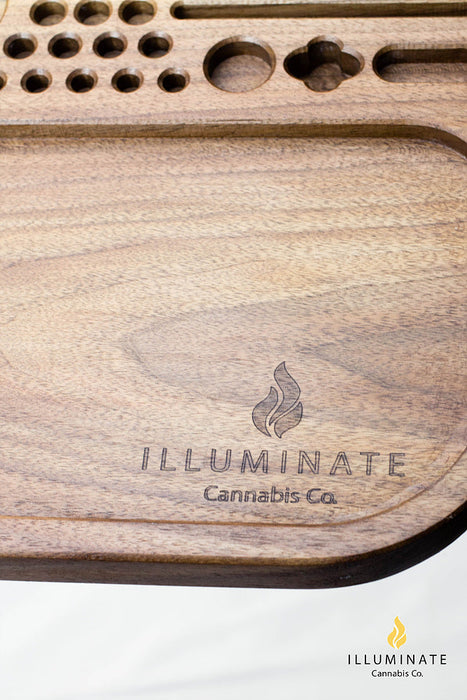 Walnut King size rolling tray K2_4