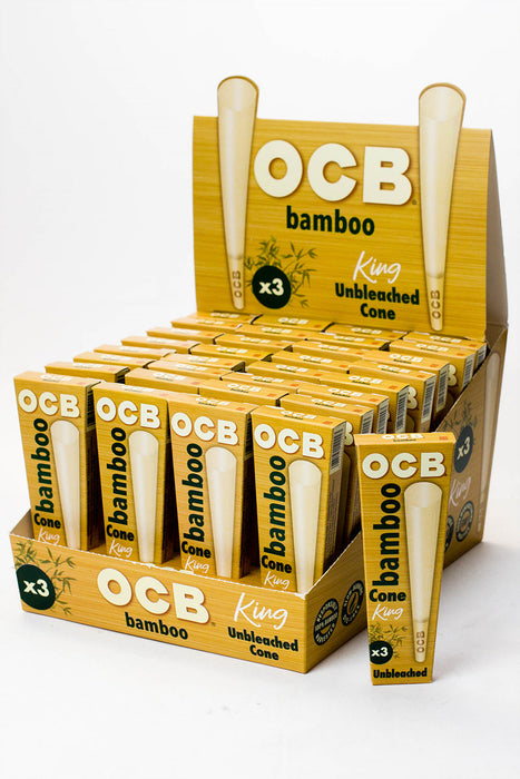 OCB Bamboo Cone King Box of 32_0