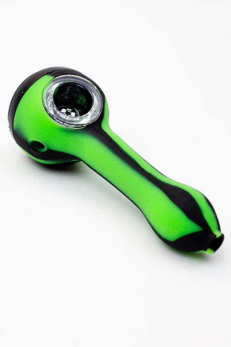 EYE Silicone hand pipe with glass bowl_3