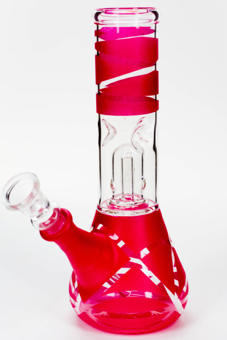 8" single dome percolator glass water bong_8