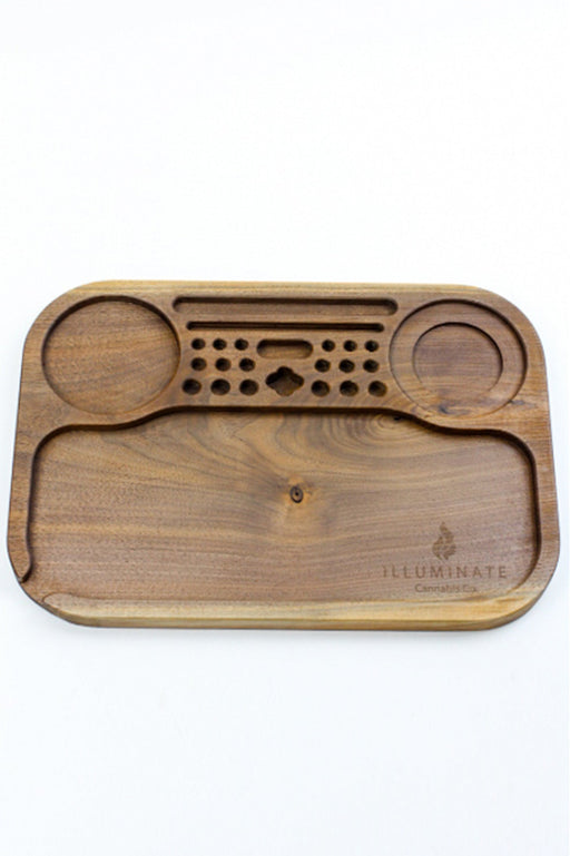 Walnut King size rolling tray Model 1_0