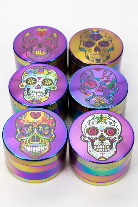 4 parts Skull rainbow grinder Box of 6_0