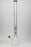 30" Genie 9 mm Dual tree arms beaker glass water bong_15