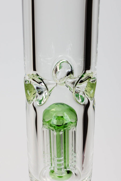 30" Genie 9 mm Dual tree arms beaker glass water bong_2