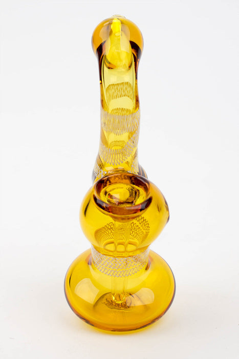 5.5" Single chamber middle stripe bubbler-Assorted_2