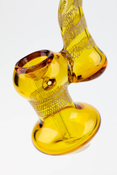 5.5" Single chamber middle stripe bubbler-Assorted_3