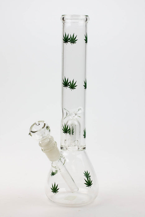 11.5" single dome percolator glass water bong_6