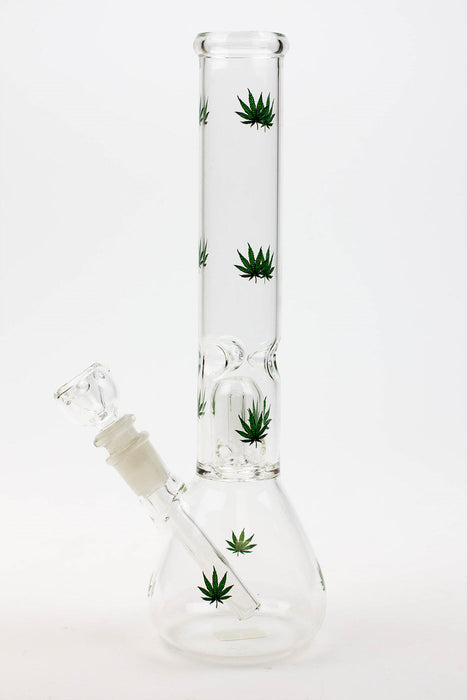 11.5" single dome percolator glass water bong_10