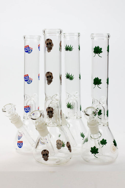 11.5" single dome percolator glass water bong_0