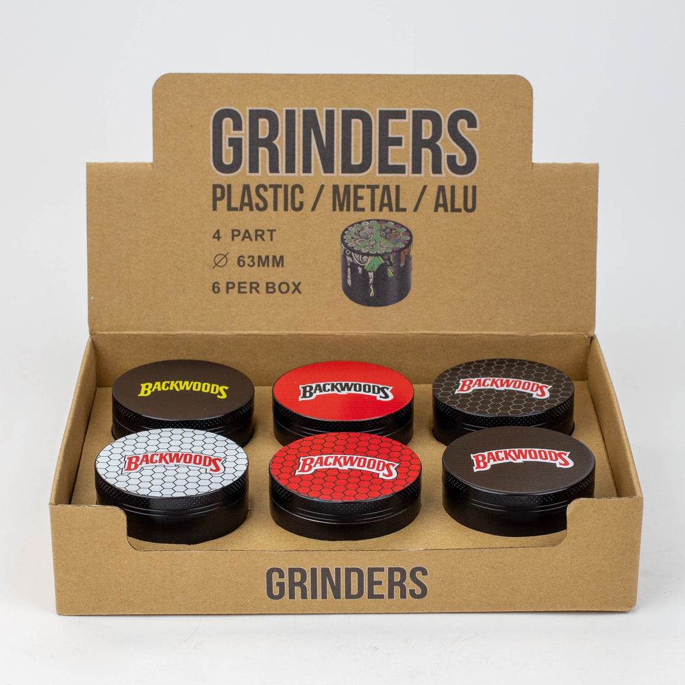 4 parts 63 mm BW Logo Metal grinder Box of 6_0