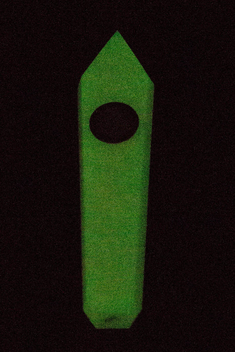 Acid Secs - Glow In The Dark Luminous Crystal Stone Smoking Pipe_4