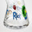 20" RM decal 7 mm glass water bong_14