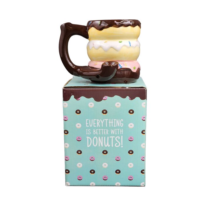 Donut mug - pipe - novelty mug_4