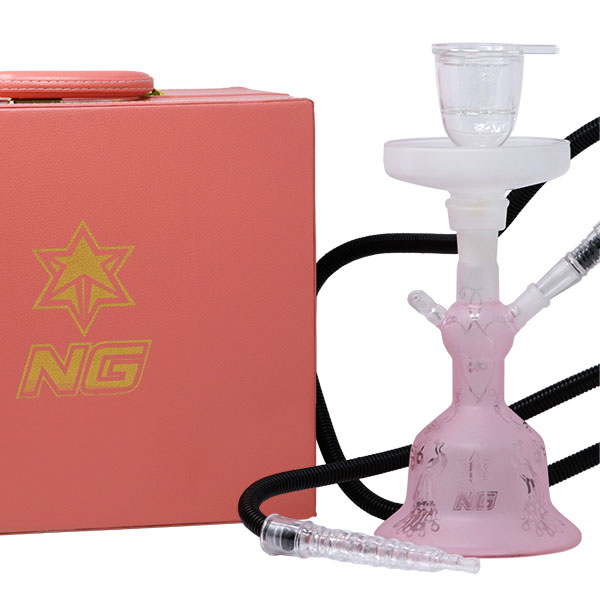 NG-13 inch Sandblasted Hookah Set [TD-2]_2