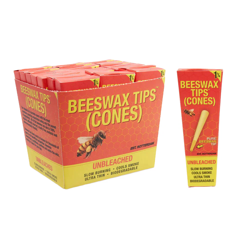 BEESWAX TIPS™ 1-1/4 PRE ROLLED CONES BOX OF 21_0