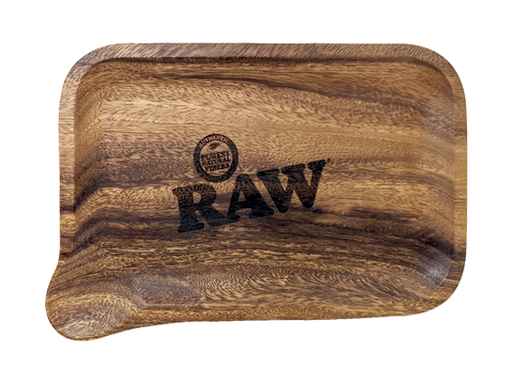 RAW | Wooden Spout Rolling Tray_0