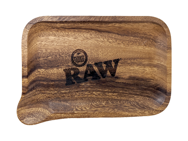 RAW | Wooden Spout Rolling Tray_0