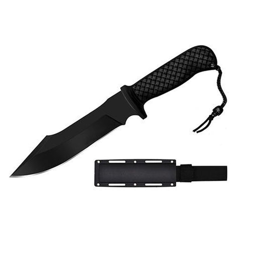 12″ Overall Dagger 3mm Thickness Blade w/ Black Rubber Handle [T222781-7S]_0