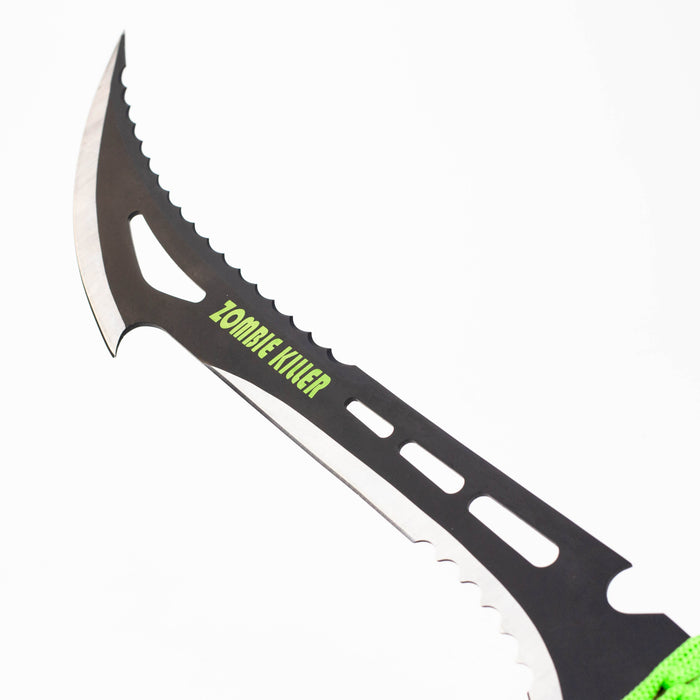 25" Tactical Zombie Machete Sword [T250035GN]_1