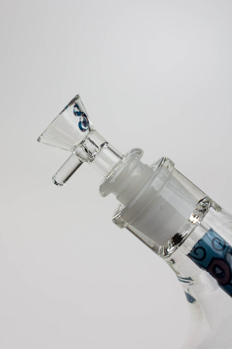 16.5" SOUL Glass 7mm Zig-zag glass water bong_2