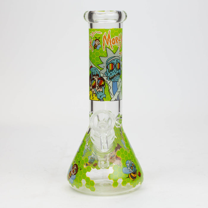 8" NM  Cartoon glass water bong - Beehive_12