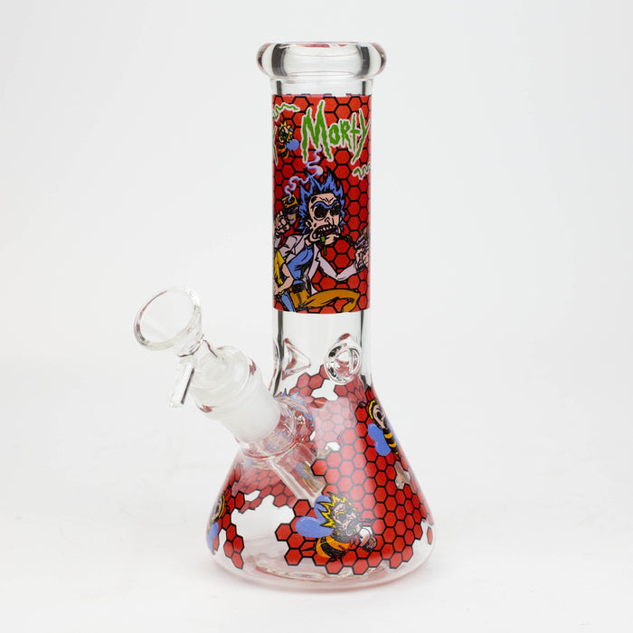 8" NM  Cartoon glass water bong - Beehive_8