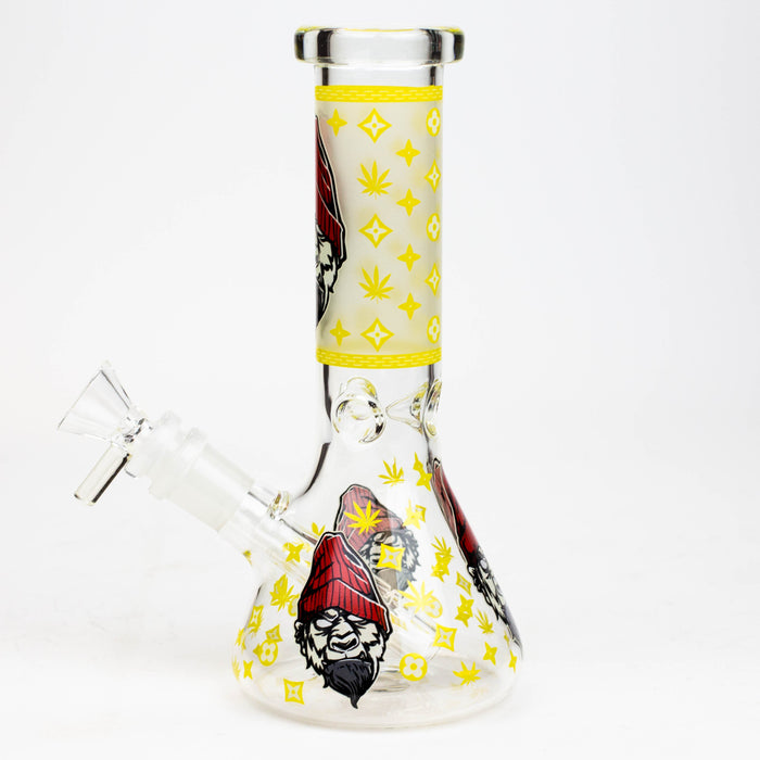 8" Gorilla cartoon glass water bong_12