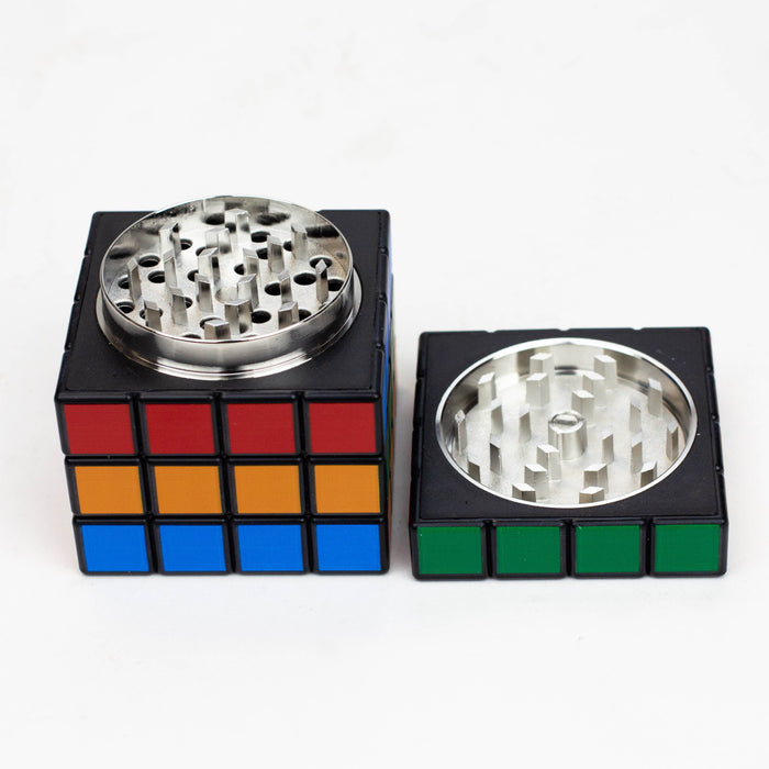 Cube Herb Grinder - 4 Parts_2