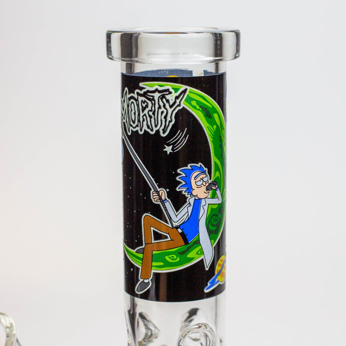 8" NM  Cartoon glass water bong - Glow in the dark_13