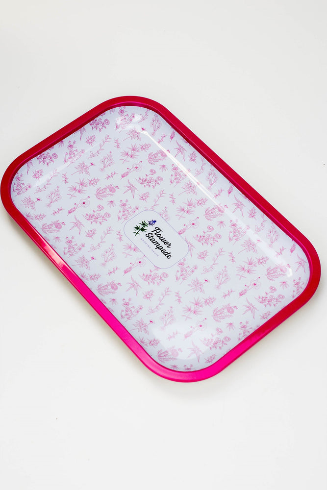 Flower Stampede Signature Floral Pattern Rolling Tray_0