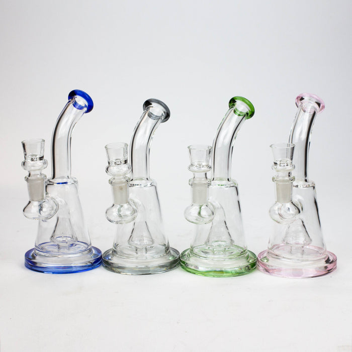 6" Cone diffuser glass bong_0