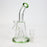 6" Cone diffuser glass bong_1