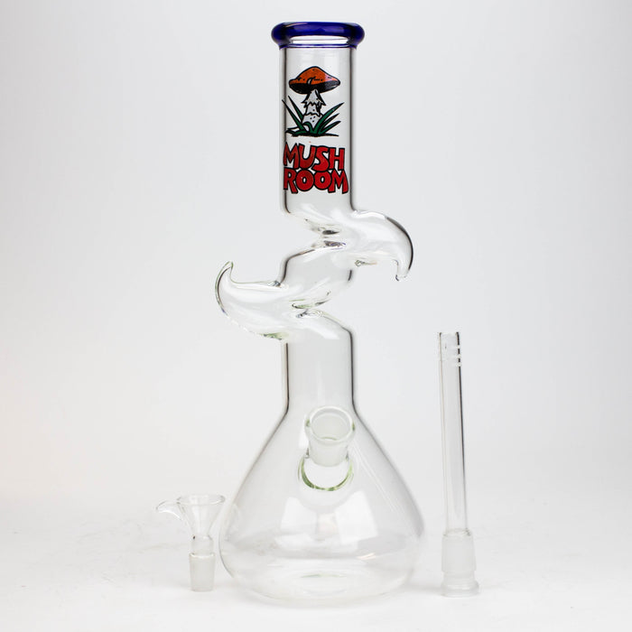 11.5" Zig-zag water bong_8