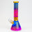 10" Honeycomb color glass water bong_5