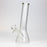 8" Clear glass beaker water bong_0