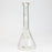 10" SPARK beaker thick glass bent neck water bong_8